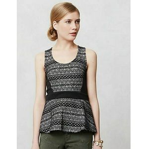Small Deletta lace peplum top from Anthropologie